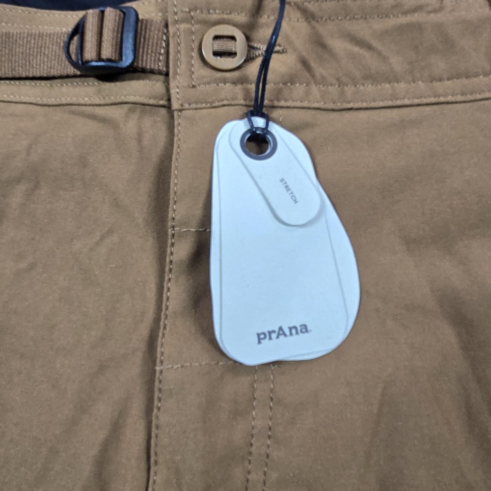 Prana Stretch Zion Slim Pant II Pants Mens 38x32 Sepia Brown Hiking Outdoor - Picture 5 of 16